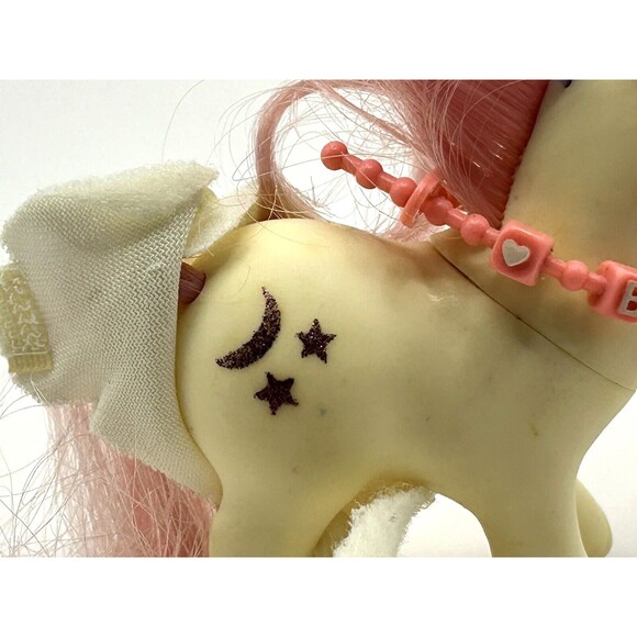 Vintage My Little Pony G1 1984 Baby Moondancer Figure w/ Diaper and Necklace MLP - Picture 11 of 12